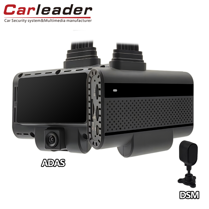 Carleader 4ch ADAS+DSM DVR AI Dash Camera لإدارة السيارات