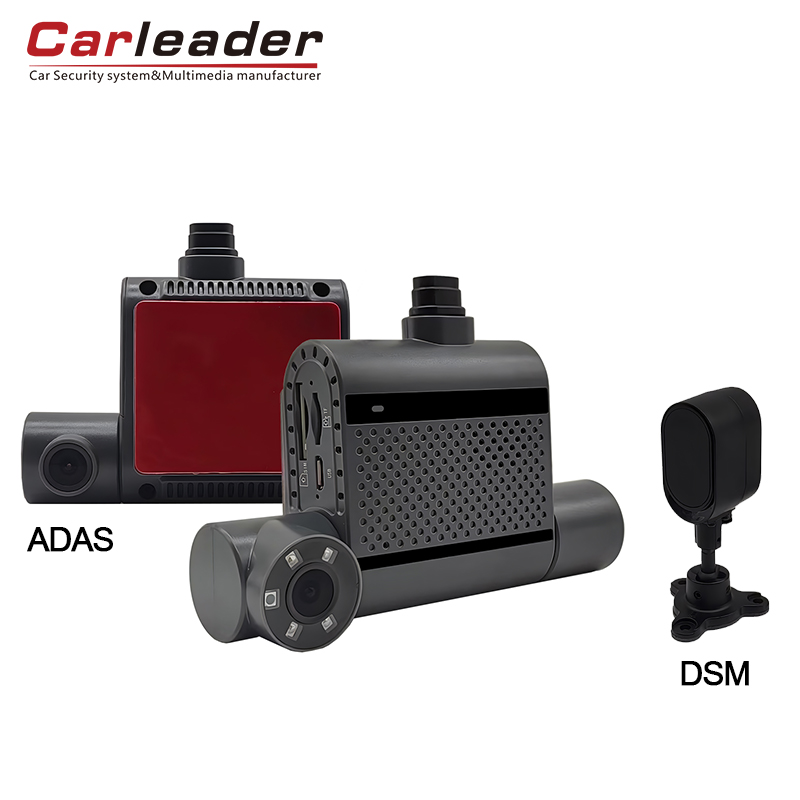 Carleader 3ch HD DVR تسجيل AI Dash Camera لإدارة الأسطول