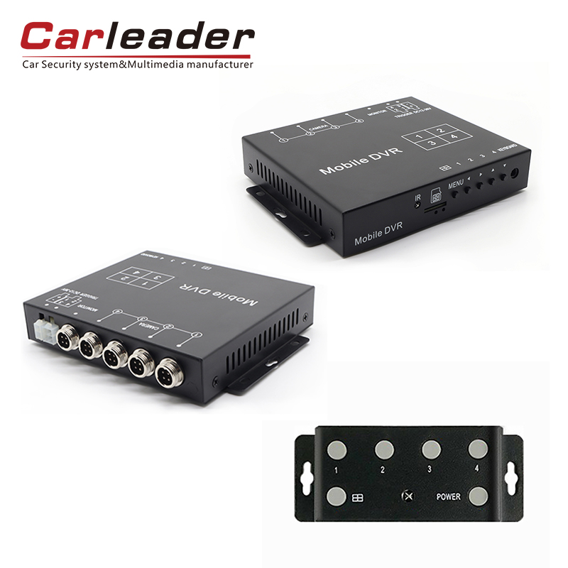 Carleader 1080p AHD Quad Split Box مع وظيفة التسجيل: مركز مراقبة المركبات الكل في واحد