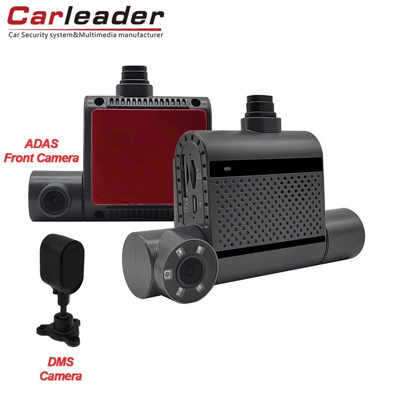 Carleader 3 Channel AI Dash Cam مع ADAS و DSM: القيادة أكثر ذكاءً ، ابق آمنة