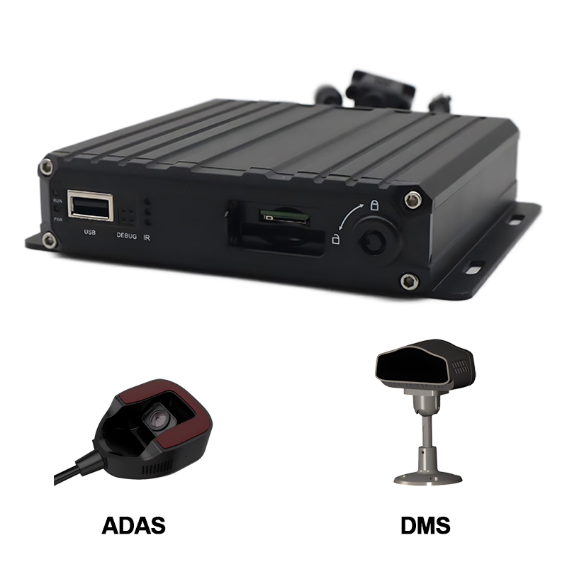 Carleader 4CH AI Intelligent Mobile DVR مع كاميرا DSM وADAS