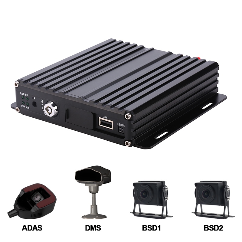 Carleader 4CH AI SD Mobile DVR يدعم ADAS+DMS+BSD لإدارة الأسطول