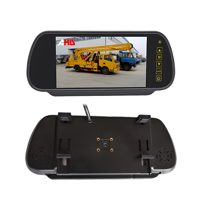 شاشة Carleader مقاس 7 بوصات TFT LCD ومرآة الرؤية الخلفية AHD
