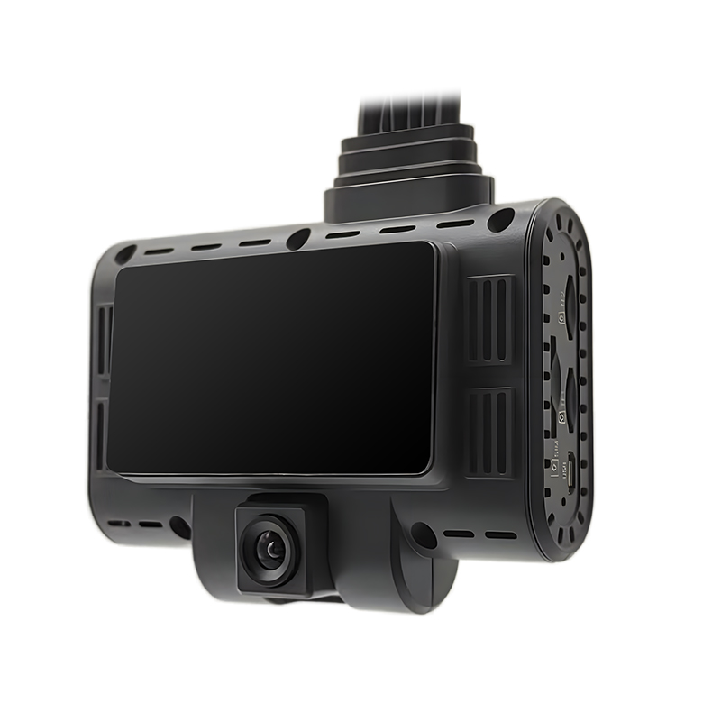 كاميرا داش 3CH DVR AI مع 4G GPS وADAS وDSM وWiFi لمركبات الأسطول
