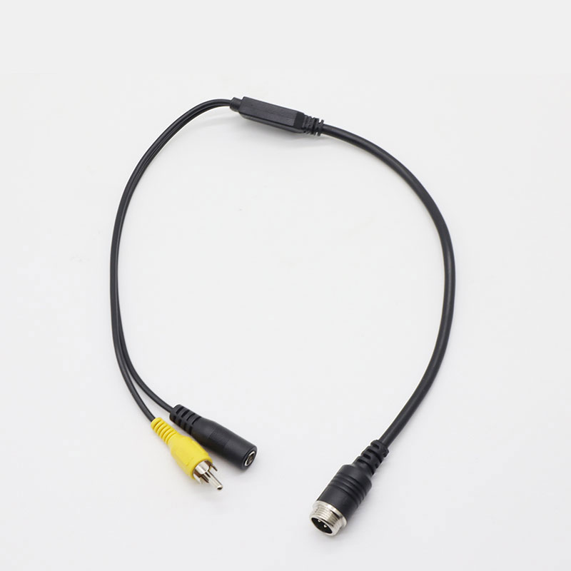 4P M إلى RCA M وكابل Adpter DC