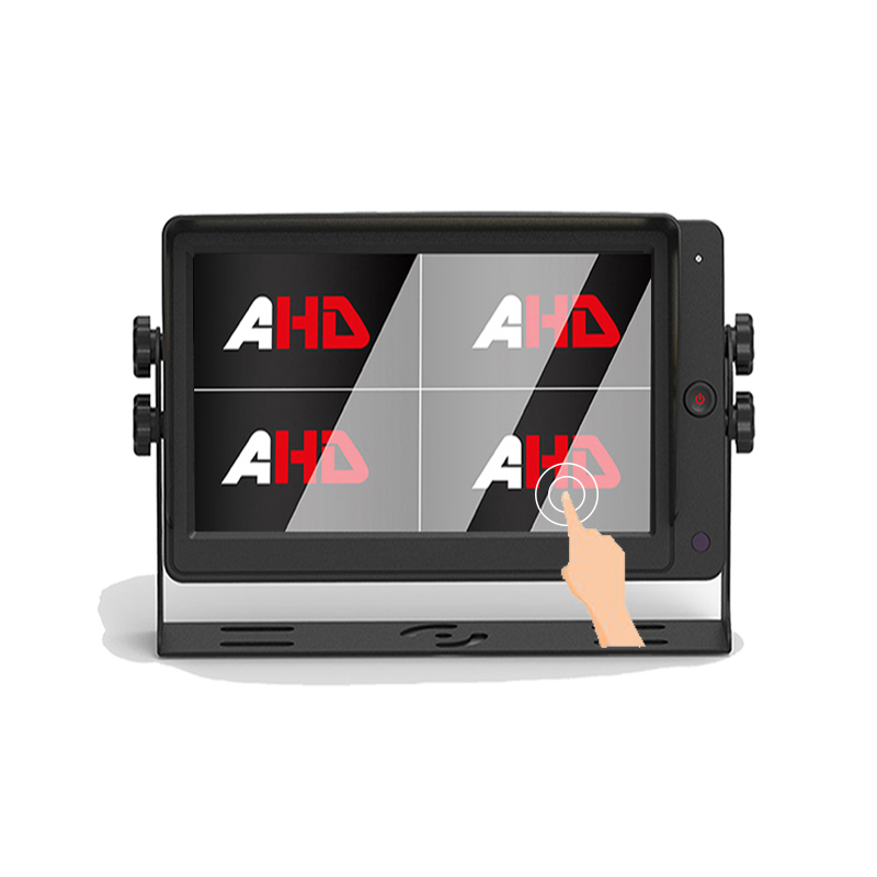 شاشة 7 بوصة 4CH رباعية سبليت تعمل باللمس شاشة AHD